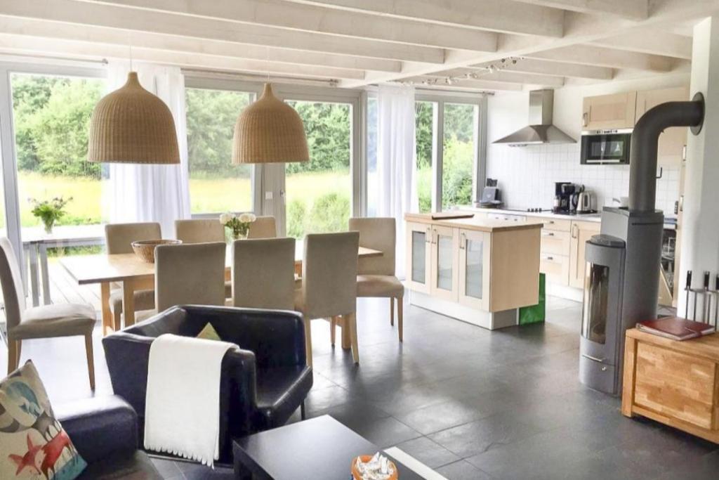 W7 - Sehr Schoenes Ferienhaus Mit Toller Lage Und Super Aussicht In Roebel An Der Mueritz Villa Eksteriør bilde